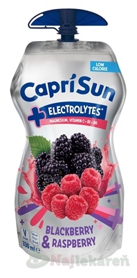Capri Sun + Elektolyty černica + malina 330 ml