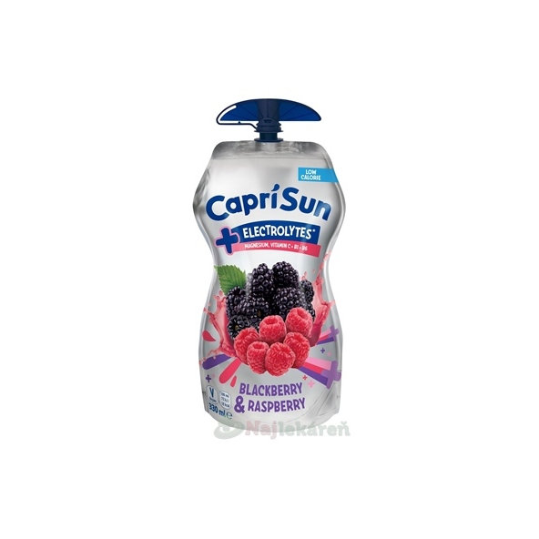 Capri Sun + Elektolyty černica + malina 330 ml