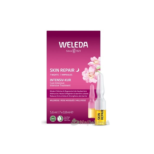 WELEDA Skin Repair 7 dňová Intenzívna kúra Divoká ruža