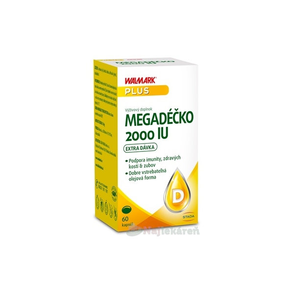 WALMARK Megadéčko 2000 IU 60cps