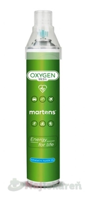 martons OXYGEN Inhalačný Kyslík O2 99,5 % s maskou 750 ml kúpite na Najlekaren.eu