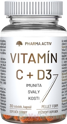 Pharma Activ VITAMIC C+D3 30 kapsúl