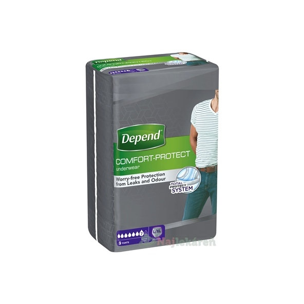 DEPEND PANTS NORMAL L/XL MUZI 9KS