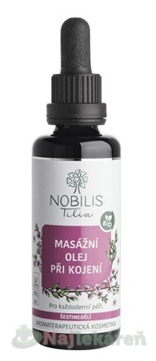 NOBILIS Tilia BIO Masážny olej pri dojčení 50ml kúpite na Najlekaren.eu