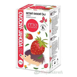 FYTO Detský ovocný čaj jahoda 6m+ 20 vrecúšok