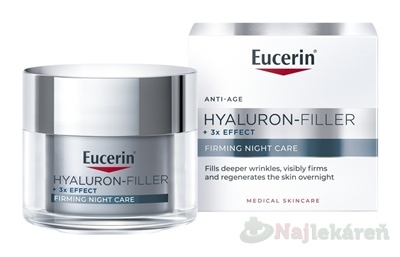 Eucerin HYALURON-FILLER 3xEFFECT Nočný krém 50ml