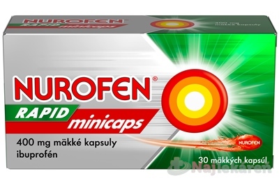 Nurofen Rapid Minicaps 400 mg 30 mäkkých kapsúl