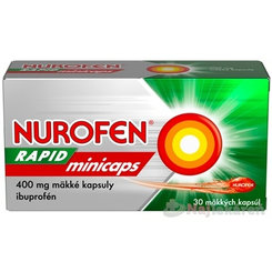 Nurofen Rapid Minicaps 400 mg 30 mäkkých kapsúl