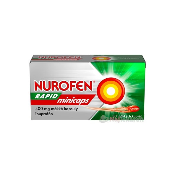 Nurofen Rapid Minicaps 400 mg 30 mäkkých kapsúl
