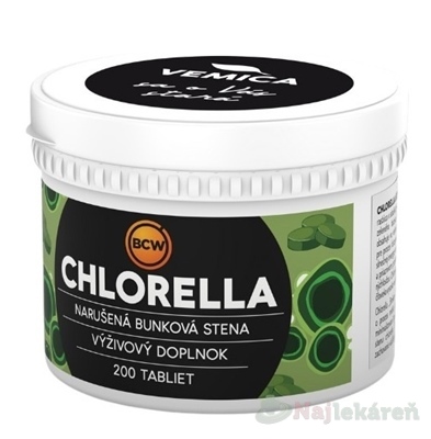 Vemica CHLORELLA BCW 200 tabliet kúpite na Najlekaren.eu