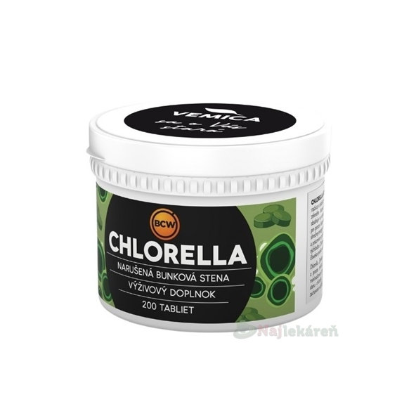 Vemica CHLORELLA BCW 200 tabliet
