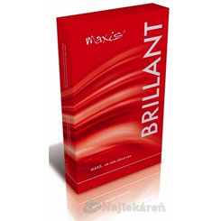 MAXIS Brillant Lýtkové pančuchy 4 N so špicou bronz