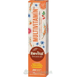 Revital Botanicals MULTIVITAMÍN 20 šumivých tabliet