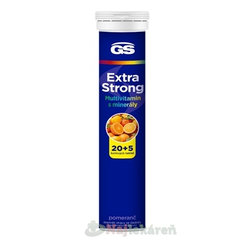 GS Extra Strong Multivitamin s minerálmi pomaranč 20+5 šumivých tabliet