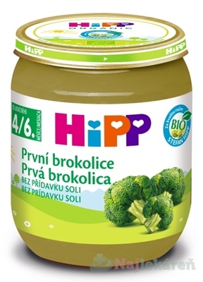 Hipp BIO prvá brokolica detský príkrm 125 g kúpite na Najlekaren.eu