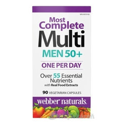 Webber Naturals Multivitamín pre mužov 50+ 90 kapsúl