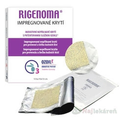 Rigenoma Impregnované krytie 10 × 10 cm 10 ks