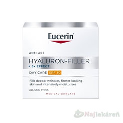Eucerin HYALURON-FILLER+3xEFFECT Denný krém SPF30 anti-age 50 ml