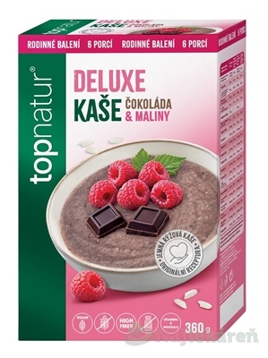 topnatur DELUXE KAŠA Čokoláda & Maliny ryžová 360 g kúpite na Najlekaren.eu