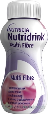Nutridrink Multi Fibre s jahodovou príchuťou 24 x 200 ml kúpite na Najlekaren.eu