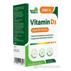 NaturProdukt Vitamín D3 2000 IU 60 tabliet
