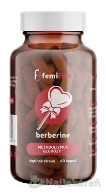 FemiFine Berberine 60 kapsúl kúpite na Najlekaren.eu