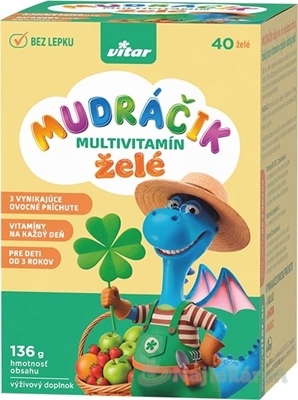 VITAR MUDRÁČIK multivitamín želé 40 ks