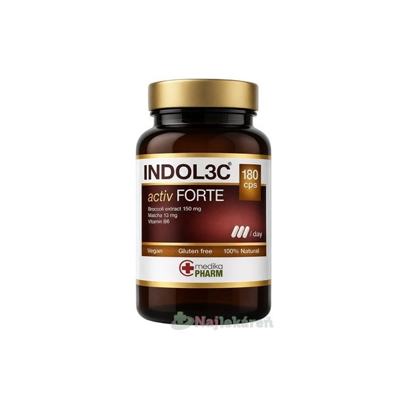 INDOL3C ACTIV FORTE 180 kapsúl