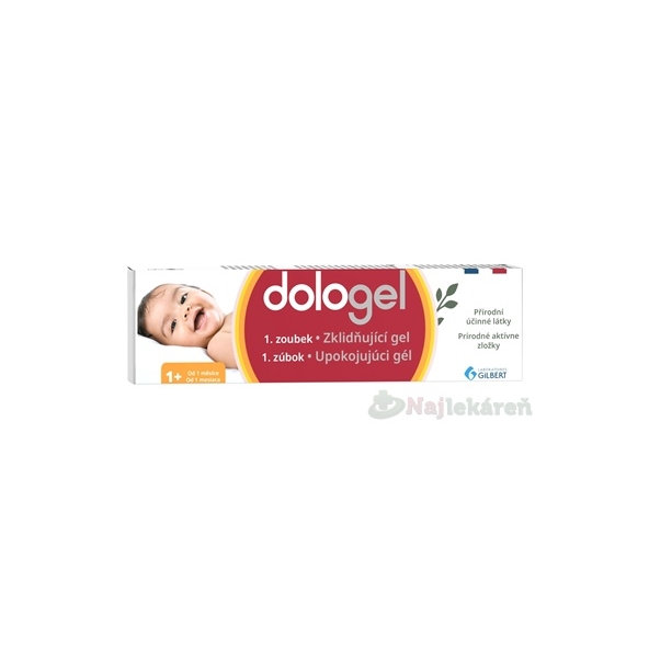 dologel 1. zúbok upokojujúci gél na ďasná od 1 mesiaca 25 ml
