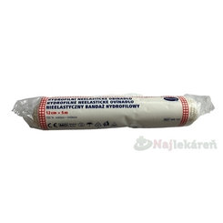 Ovínadlo hydrofilné neelastické pletené nesterilné 12 cm x 5 m 1 ks