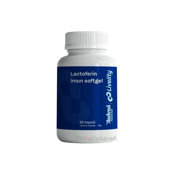 Medveď natural Lactoferin imun softgel 60 kapsúl