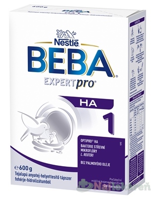 BEBA EXPERT pro HA 1 počiatočná mliečna výživa (od narodenia) 600 g kúpite na Najlekaren.eu
