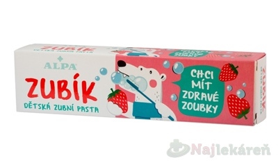 ALPA Detská zubná pasta ZUBÍK 50g