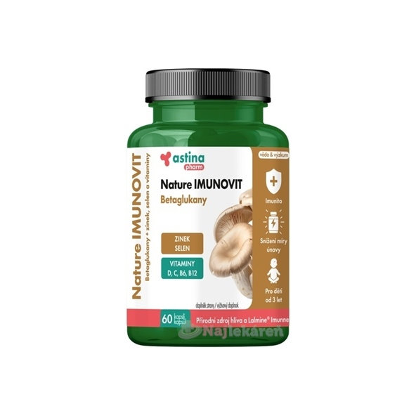 Astina Pharm Nature IMUNOVIT Betaglukány 60 kapsúl