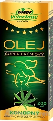 VITAR Veterinae KONOPNÝ OLEJ 200 ml