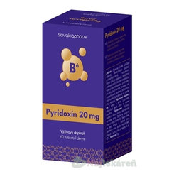 Slovakiapharm Pyridoxín 20mg 60 tbl