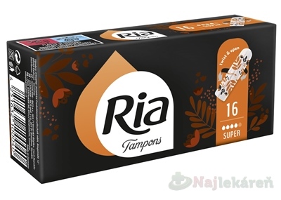Ria Tampons SUPER hygienické tampóny 16 ks